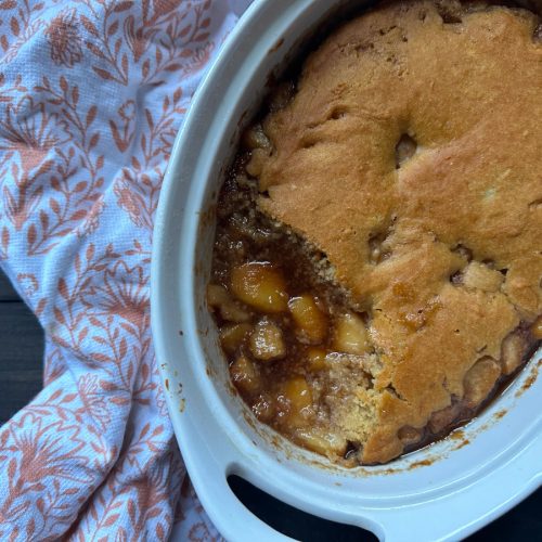 Paleo Peach Cobbler
