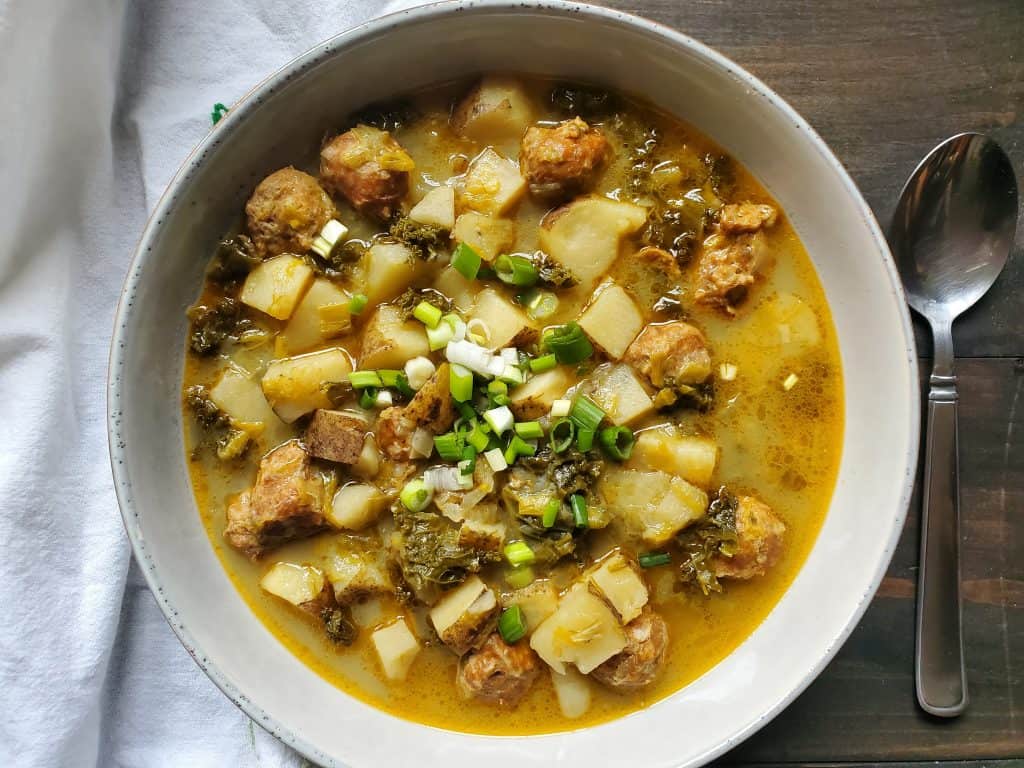 Paleo crock pot zuppa toscana soup recipe