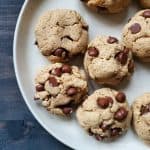 finished cookies on a plate