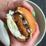 gluten free fried chicken sandwich