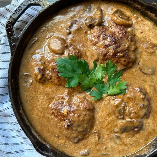 Gluten Free Salisbury Steak
