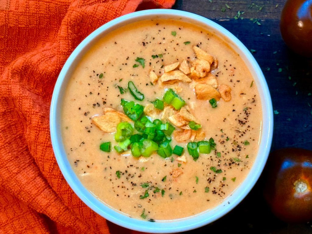 roasted garlic soup