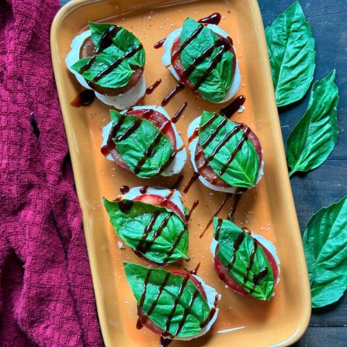 caprese crostini