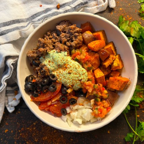 ground beef taco bowls