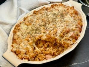 french onion pasta bake